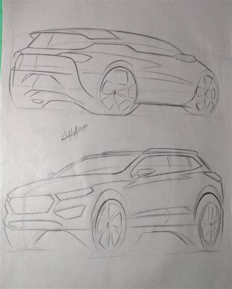 Car Sketch Design