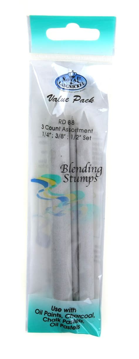 3/8 Blending Stump Set of 3 | Turners Art Supplies