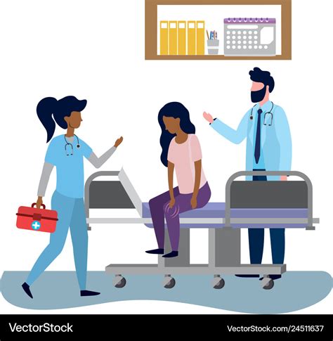 Healthcare medical cartoon Royalty Free Vector Image