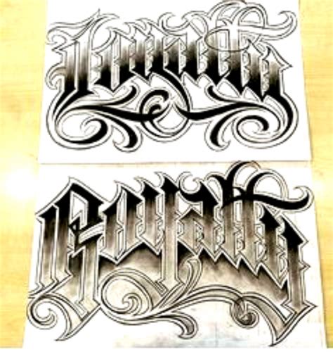 Chicano Tattoo Font Generator