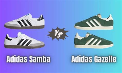 Adidas Samba Vs Gazelle: (Quick Comparison!) - Shoes Matrix