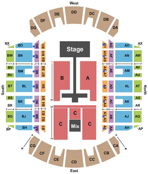 Mississippi Coliseum Seating Chart - Jackson