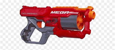 Nerf N-strike Elite Mega Cycloneshock Blaster - Nerf Cycloneshock, HD ...