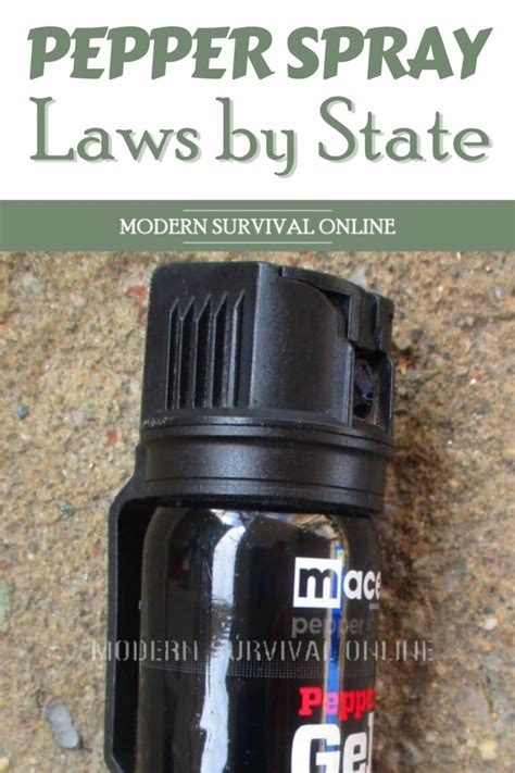 All Pepper Spray Laws by State - Modern Survival Online