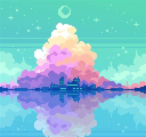 Praying Cool Pixel Art Anime Pixel Art Pixel Art Landscape Images