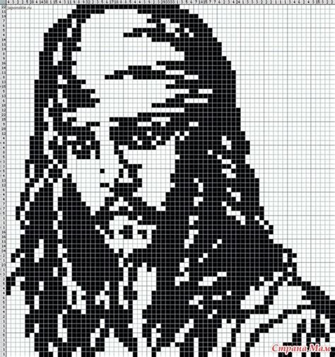 Jack sparrow pixel art – Artofit