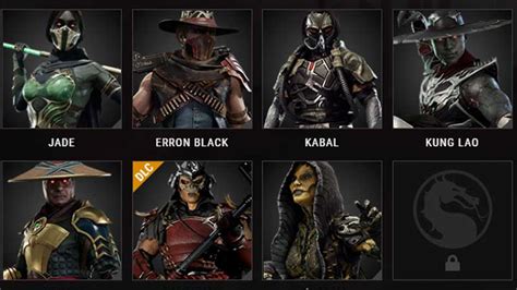 Mortal kombat 11 characters - pooterling