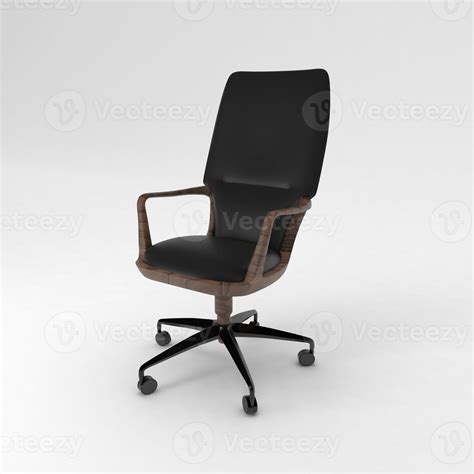 Office Chair 3D rendered realistic furniture side view 22673406 Stock ...