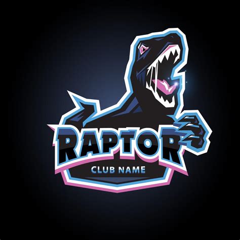 Raptor emblem logo 640432 Vector Art at Vecteezy