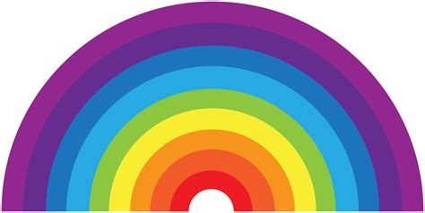 Rainbow half circle 1192267 PNG