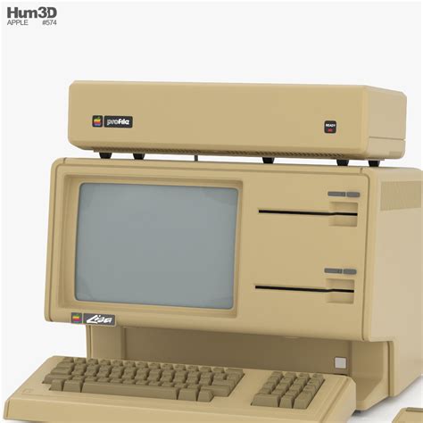 Apple Lisa Computer 3D model - Download Desktop Computer on 3DModels.org