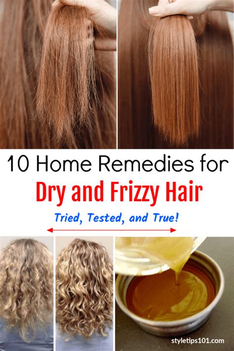 10 Home Remedies for Dry and Frizzy Hair