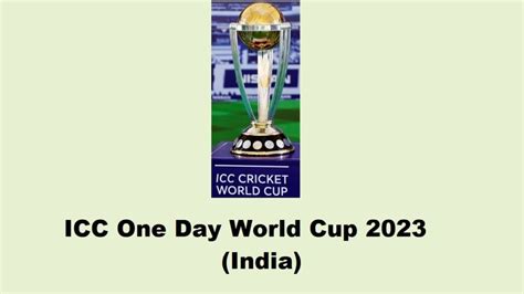 Expected Venues of ICC One Day World Cup 2023 India