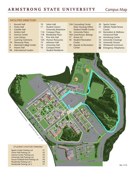 Georgia Southern Armstrong Campus Map - World Map