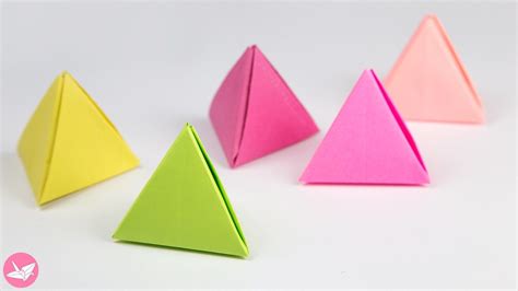 Origami ideas: How To Make Origami Pyramid