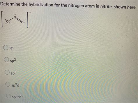 Answered: Determine the hybridization for the… | bartleby