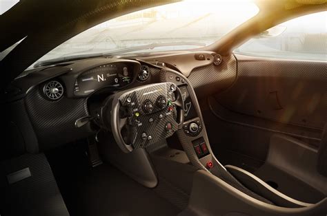 McLaren P1 GTR Interior Revealed With F1-Inspired Steering Wheel