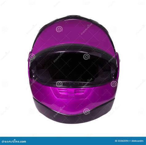 Motorcycle Helmet with Visor Stock Photo - Image of helmet, head: 22263594