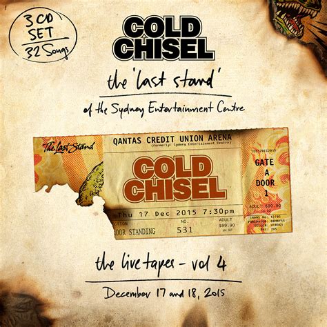 IT’S FINALLY HERE… - Cold Chisel