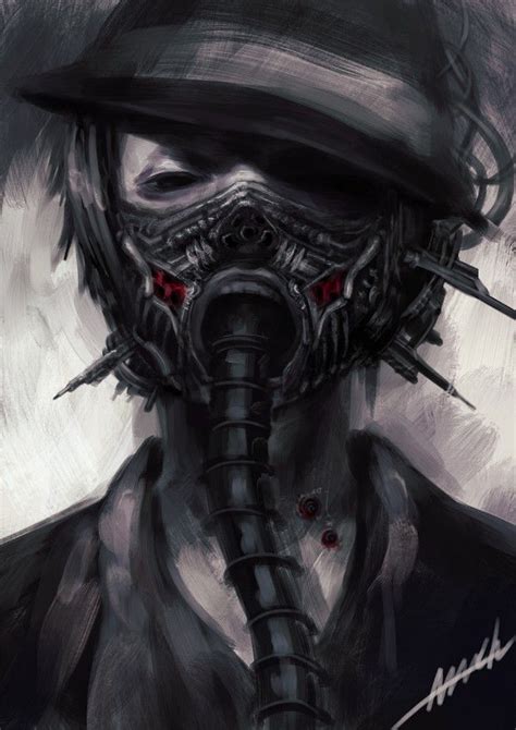 17 Best images about gas mask on Pinterest | Gas mask art, Anime art ...