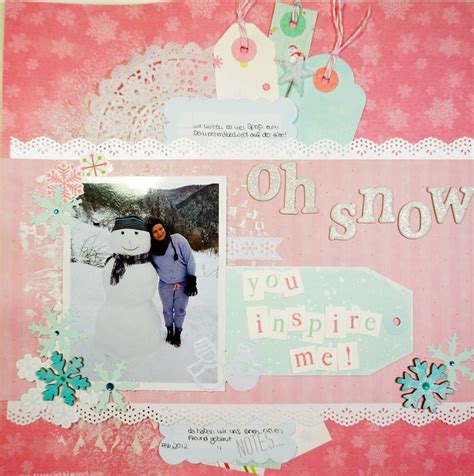 Oh Snow! - Scrapbook.com | Christmas scrapbook layouts, Scrapbook ...