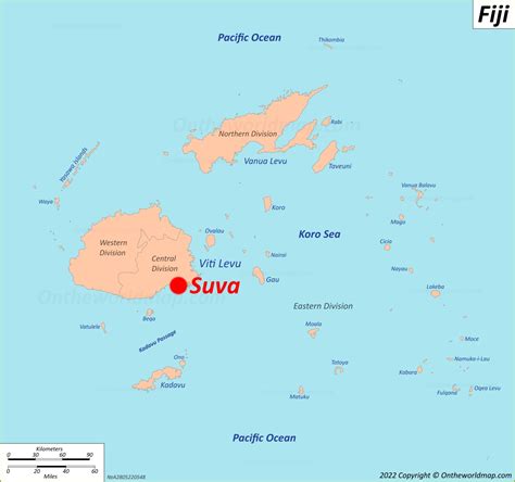 Suva Map | Fiji | Detailed Maps of Suva