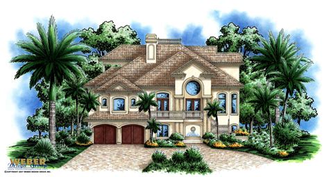 House Plans with Pools: Luxury Home Floor Plans with Swimming Pools