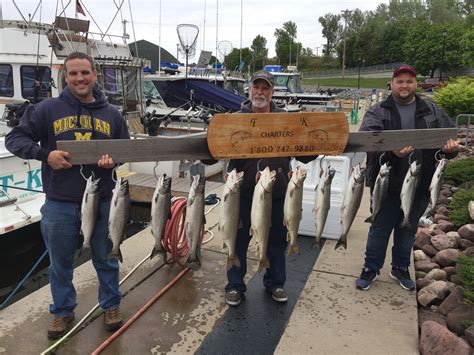 Lake Ontario Fishing Charter 05/22/2017 - TK Charters