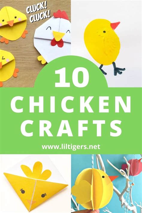 10 Adorable Chicken Crafts for Kids - Lil Tigers