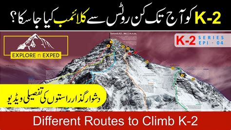 K2 Different climbing routes | K2 history | First ascend of K2 from ...