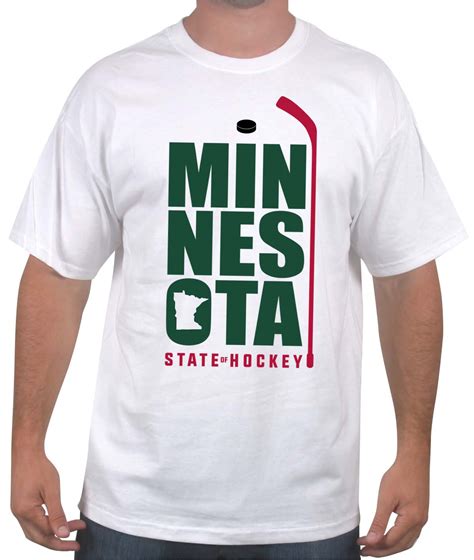 Buy the Minnesota State of Hockey T-shirt : Slingshot Hockey