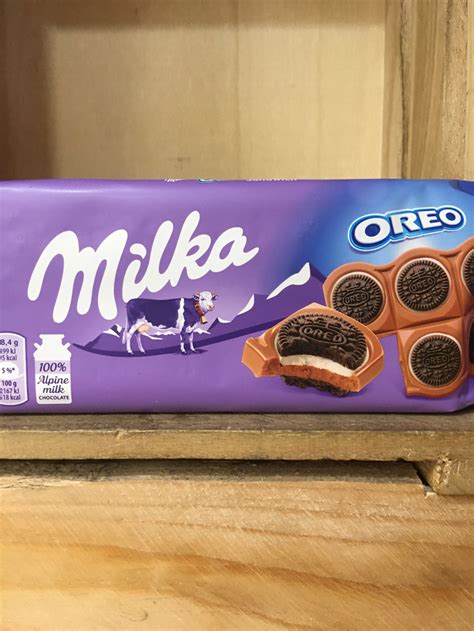 Milka Oreo Sandwich Chocolate Bar 92g & Low Price Foods Ltd