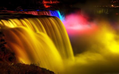 Niagara Falls Night View Mac Wallpaper Download | AllMacWallpaper