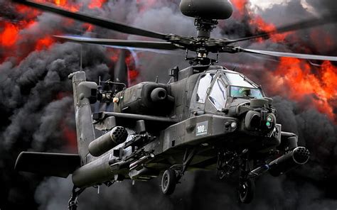 Apache Helicopter Wallpaper 4K - Go Images Site