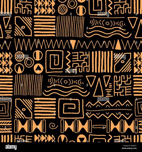 African ethnic pattern - tribal art background. Africa style design ...