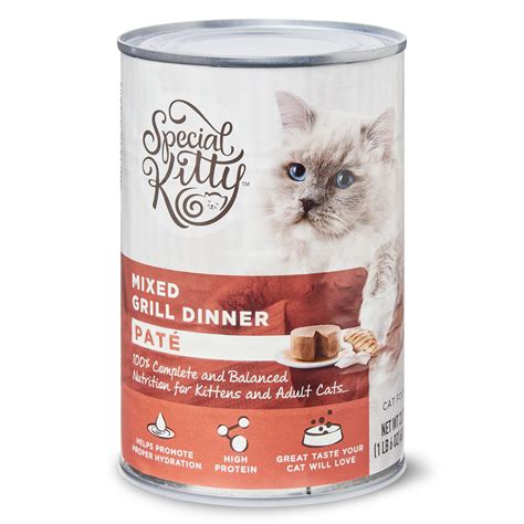 Special Kitty Pate Wet Cat Food, Mixed Grill Dinner, 22 oz – BrickSeek