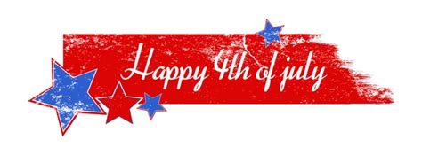 Happy 4Th Of July Banner Png - Clip Art Library