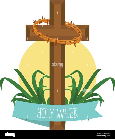 Holy week illustration Stock Vector Image & Art - Alamy