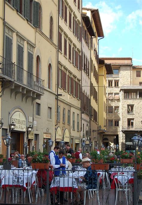 Cafe Florence Italy Photograph by Sharon Blanchard - Fine Art America