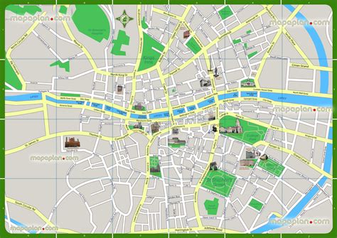 Dublin top tourist attractions map - Printable walking map of favourite ...