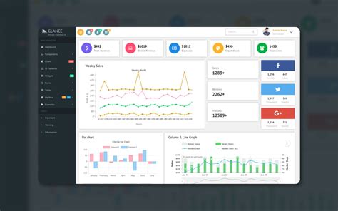 Download Dashboard Website Template Pics