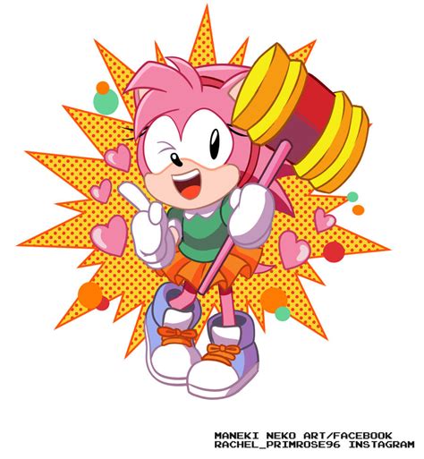 Amy Rose Classic by Primrose-Rachel on DeviantArt