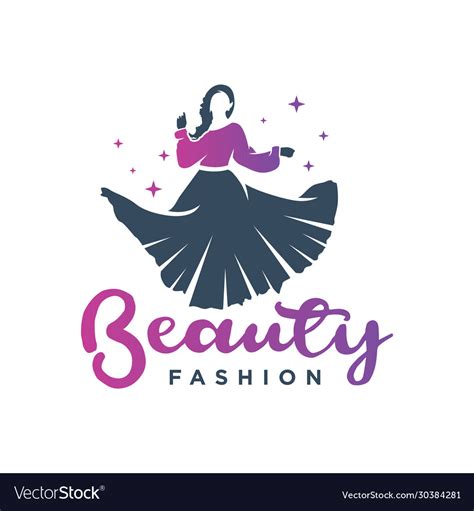 Womens clothing logo design Royalty Free Vector Image