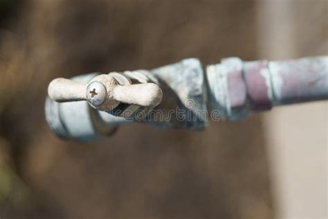 Water spigot handle stock image. Image of spout, plumbing - 260122283