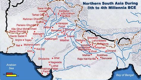 Indus Valley Civilization Cities Map