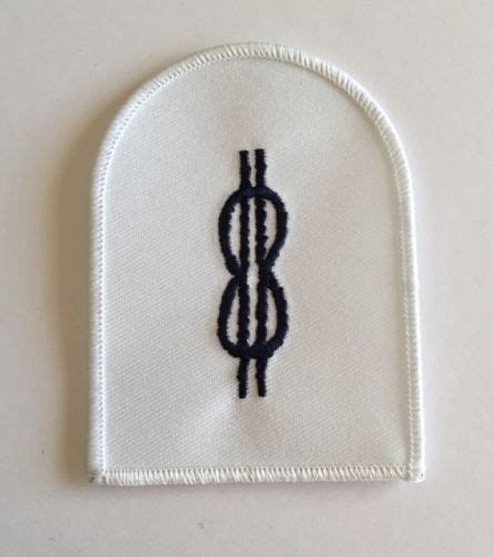 Able Seaman Rank Badge White Ran Ran Uniforms Navy Accessories