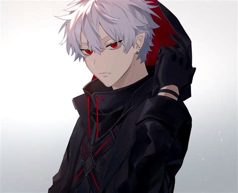 The Best 17 Demon White Hair Red Eyes Anime Boy - bengwardano