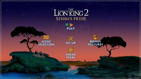 The Lion King 1 2 Dvd Menu Vhs - photos and vectors