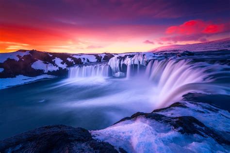 Waterfall Iceland Wallpaper,HD Nature Wallpapers,4k Wallpapers,Images ...