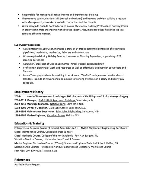 Marine Engineer Resume – Coverletterpedia